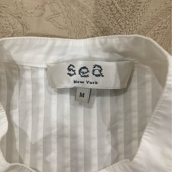 Sea White Casual Dress - Picture 7 of 9